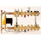 TECE kolektorius FBH su pamaišymo mazgu (2in1) 3 grindų šildymui + 8 radiatoriniam šildymui